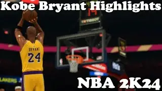The Black Mamba | Kobe Bryant Highlights | NBA 2K24 Gameplay
