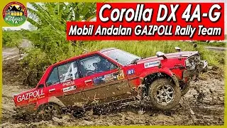 TOYOTA COROLLA DX 4A-G, Mobil Andalan GAZPOLL Rally Team