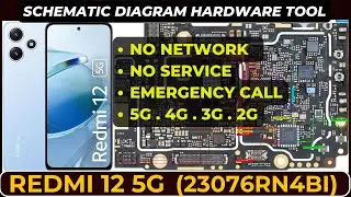 Redmi 12 5g 23076RN4BI No Network & No Service problem solution | Schematic Diagram | DMR SOLUTION