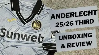 Anderlecht 2025/26 Third jersey Unboxing & Review