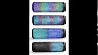 7dayshop Wireless Speaker Hands Free Mic 4 Colour Changing Modes with Sound to Light