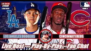 Los Angeles Dodgers vs Cincinnati Reds ⚾ MLB Baseball 🟢 MLB Play By Play LIVE STREAM in 3D.
