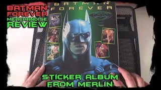 Batman Forever Merchandise Review - Sticker Album from Merlin