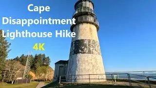 Cape Disappointment Lighthouse and Deadman's Cove Hike With Classical Music #4k #nature #hiking