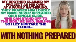 My Brother Took Credit for My Work at a Family Gathering &mdash; I Stayed Quiet Until He Faced the.......