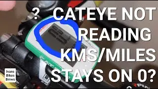 Newer / Modern Cateye Bike Computer Is Not Reading KMS/Miles On The Screen? Easy FIX! | 4K