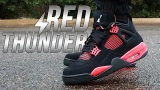 Air Jordan 4 CRIMSON RED THUNDER Review & On Feet (Way Better In Hand)