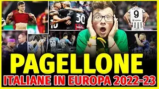 PAGELLONE ITALIANE IN EUROPA: INTER, MILAN, NAPOLI, JUVENTUS, ROMA, LAZIO e FIORENTINA - SICKWOLF