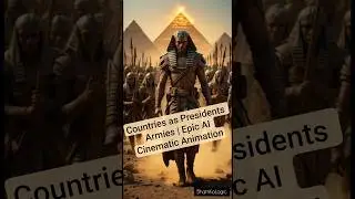 Countries as Presidents Armies | Epic AI Cinematic Animation | @BhattiKaLogic #youtubeshorts
