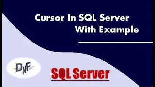 Cursor In SQL Server With Example | #sql ,#db