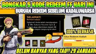 KODE REDEEM FREE FIRE TERBARU 27 JANUARI 2026 HARI INI | CARA REDEEM FF !!