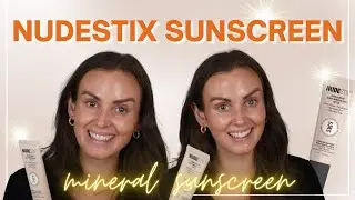 NEW IN: NudeStix Nudescreen Mineral Sunscreens // Review & Try-On 😎
