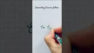 How to Connect Cursive Letters | cursive handwriting | handwriting practice | 2026 | asmr | relaxing