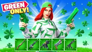 Fortnite... But *ONLY* Green Items!