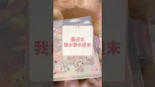 シール沼にハマった夫婦の週末の夜#シール帳 #シール沼 #100均 #セリア