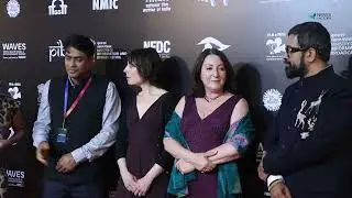 Sajan Raj Kurup along with Daniela Volker and Wendy Robbins, walked the red carpet for their