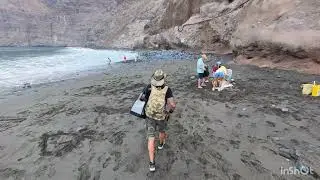 Los Gigantes  , Drohne Folgt mich  ! Menschen haben Angst!