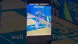 Tevin Schultz has been rim rocking during the early season for Dubuque Senior HS. #dunkcity #iowa