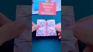 Diy origami thread box tutorial#shorts#shortsfeed#origami#diy#tutorial