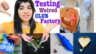 CLUB FACTORY HAUL | Trying out Weird kitchen tools , Household products | Clothes and many more