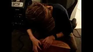 Tera Percussions Bongo Cajon in recording studios In Japan!