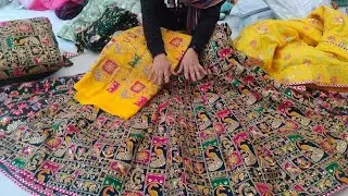 Online order per customer ke latest heavy fabric me ready lehenge