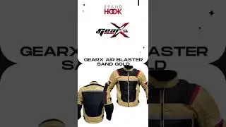 GearX Air Blaster Sand Gold Riding Jacket360p