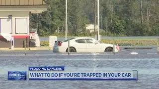 Driving in flood waters; tips to avoid getting in over your head