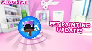 🐶Pet Painting Update! 🎨Change Your MEGA NEON COLORS! 🖌️Adopt Me! Weekly News!