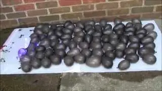 LASER POPS 100 WATER BALLOONS!