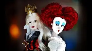 В ШОКЕ от КУКЛЫ 😱 Красная и Белая королева / Алиса в Зазеркалье