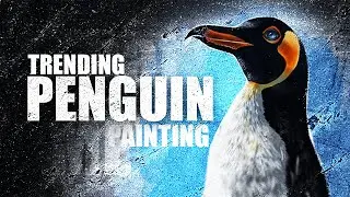 I Draw The Trending Penguin| animal painting in krita #SKETCHES penguin 🐧🐧🐧🐧🐧🐧🐧🐧🐧🐧🐧🐧