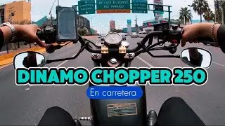 Dinamo Chopper 250 | Viaje en carretera | POV GoPro ✅ | Sound RAW [Subtitulado] #dinamo #bike #2024
