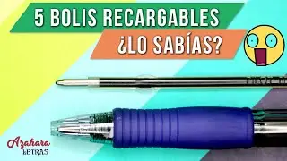 🖊️  5 BOLÍGRAFOS RECARGABLES