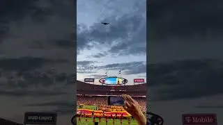 B2 stealth Flyover 2024 Kansas City Chiefs Home opener.