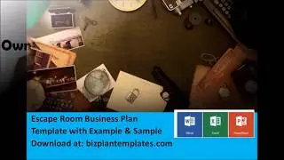 Escape Room business plan - Template with Example & Sample