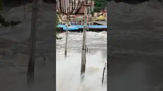 Bhari Vardha Lo Munigipoyina Edupayala Alayam 😱😱#trending #youtube #medak #floods #hindutemple
