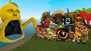 ALL NEW ITALIAN AI BRAINROT MEMES VS MONMONLEMON SEA EATER MONTERS! - Garry's Mod