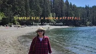 Sombrio Beach Hidden Waterfall Victoria Island BC Canada Summer 2022 #waterfall #travel