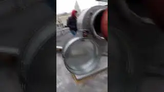 Монтаж воздуховодов систем дымоудаления #вентиляция #стройка #пусконаладка