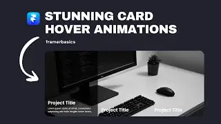 Framer Tips: Create Stunning Card Hover Animations