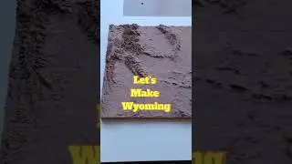 3D Printing Wyoming #3dprinting #maps #map #wyoming #yellowstone #cheyenne #laramie #tetons #codywy
