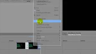 Sony Vegas Tutorial - Reverse effect