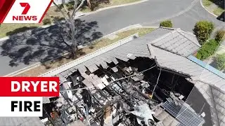 Family loses everything in dryer fire tragedy | 7NEWS