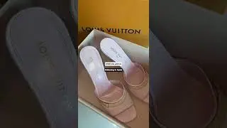 unboxing my first Lv heels👠 🖇️in my bio