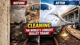 [TV] World&rsquo;s Longest Bullet Train Cleaning  |  Chūō Shinkansen | Clean Verse | Satisfying Cleaning