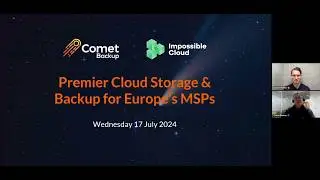 Premier Cloud Storage & Backup for Europe's MSPs: Comet Backup + Impossible Cloud