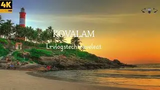 Kovalam Lighthouse & Beach | Stunning 4K Drone View | Kerala Aerial Shot
