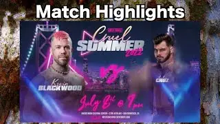 Kevin Blackwood vs Jordan Cruz at West Coast Pro Wrestling - Match Highlights