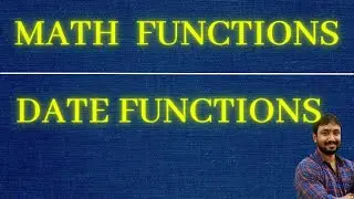 Math & Date Function | Learn SQL | SQL Tutorial for Beginners in Hindi